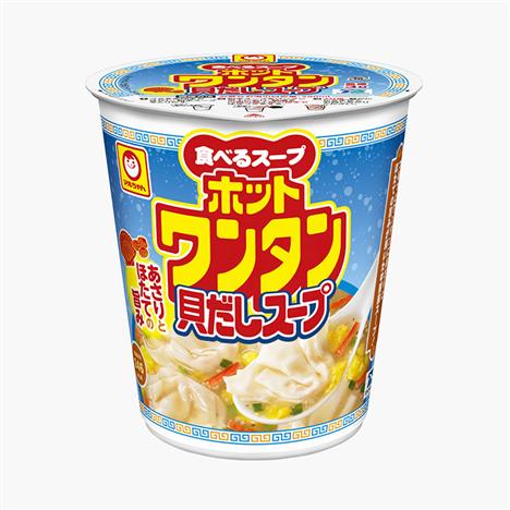 Hoành thánh ăn liền vị hải sản Toyo Suisan Maruchan 48g, chứa hải sản và trứng thật