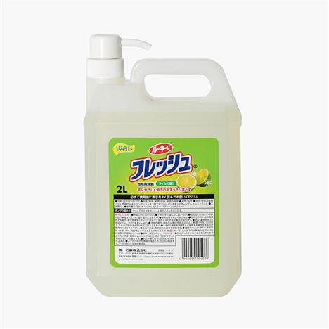 Nước rửa chén Wai Rookie-V Nhật Bản can 2L có vòi nhấn, dịu nhẹ với da tay