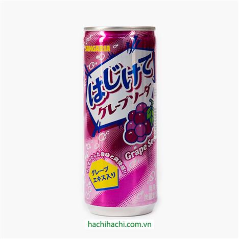 Nước soda Sangaria Hajikete vị Nho 250g