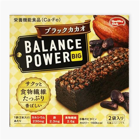 TPBS: Bánh BALANCE POWER cacao đen 63.2g (4 thanh), Bổ sung Canxi, Sắt, chất xơ