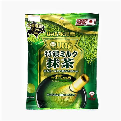 Kẹo sữa trà xanh Nhật Bản UHA Tokuno 58g