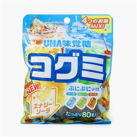 Kẹo dẻo UHA Kogumi Nhật Bản hương nước giải khát hỗn hợp 80g