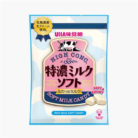 Kẹo Nhật Bản UHA sữa mềm Tokuno vị nguyên bản 70g