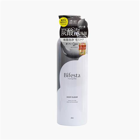 Sữa rửa mặt dạng bọt giảm nhờn, mụn đầu đen Nhật Bản Bifesta Deep Clear 200g