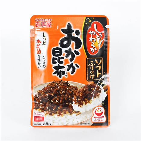 Gia vị rắc cơm cá ngừ tảo bẹ Marumiya loại mềm 28g 