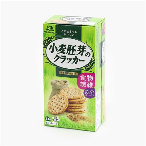 TPBS: Bánh quy mầm lúa mạch Nhật Bản bổ sung chất xơ và sắt Morinaga 152g (8 cáix8 gói)