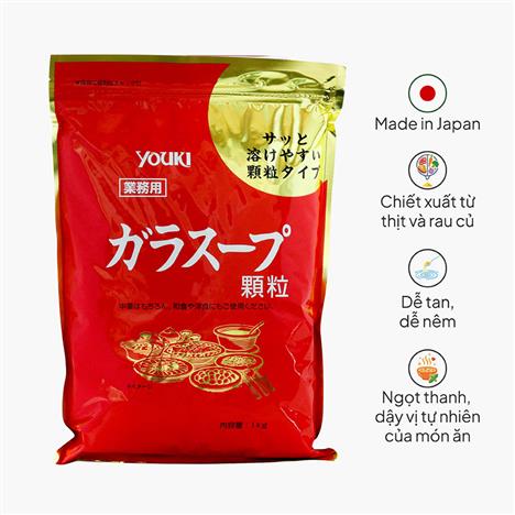 Hạt nêm chiết xuất thịt và rau Youki 1kg