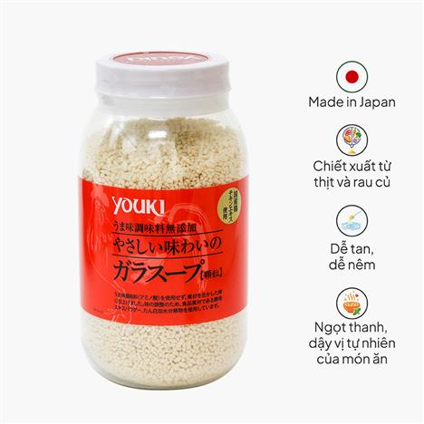 Hạt nêm chiết xuất thịt và rau Youki không chất phụ gia 400g