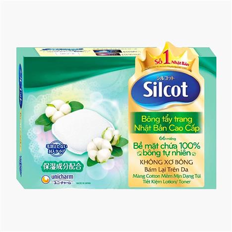 Bông tẩy trang Silcot Premium 66 miếng