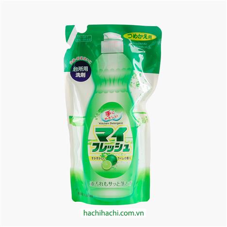 Nước rửa chén trung tính hương chanh Rocket 500g Túi refill