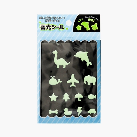 Sticker miếng dán dạ quang