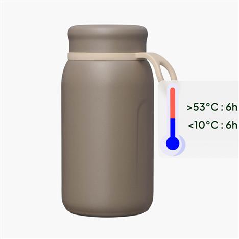 Bình giữ nhiệt Wahei Freiz BPA Free 300ml (Nâu)