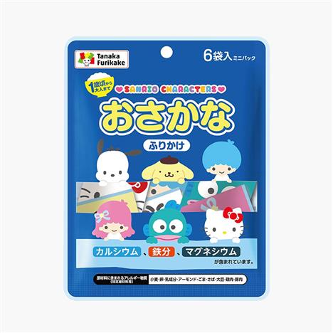 Gia vị rắc cơm 4 loại cá Tanaka 10.8g (1.8gx6 gói)