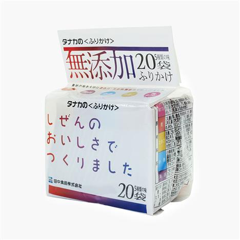 Gia vị rắc cơm 5 vị Tanaka 40g (5 loại x 4 gói) (Không chất phụ gia)