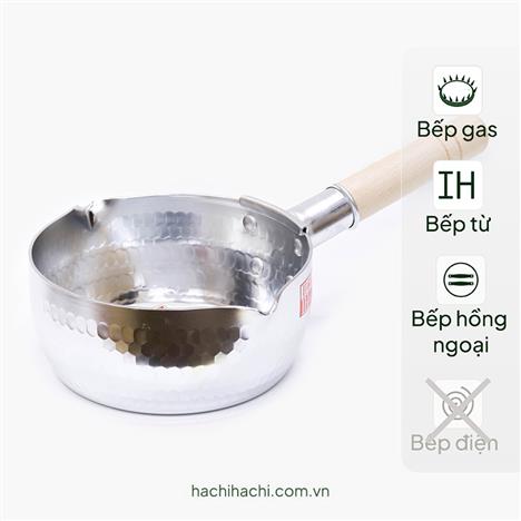 Quánh nhôm 16cm, dùng được bếp từ