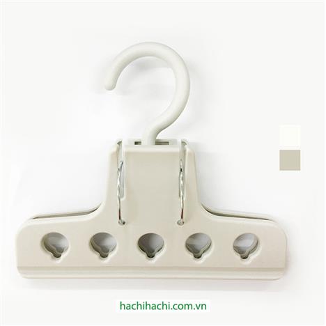 Móc quần áo tiết kiệm không gian 5 lỗ (Nhiều mẫu)-Giao mẫu ngẫu nhiên