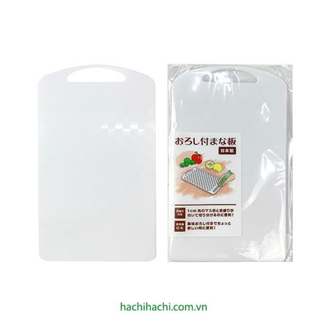 Thớt nhựa 27.5x16cm kèm mặt mài củ quả