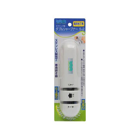 Dụng cụ mài dao cầm tay 2 rãnh, lưỡi gốm Nhật Bản Takagi