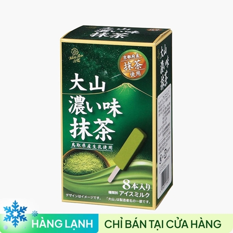 Kem trà xanh đậm vị Nhật Bản Oyama Daisen 8 cái (240ml), sử dụng Matcha Kyoto