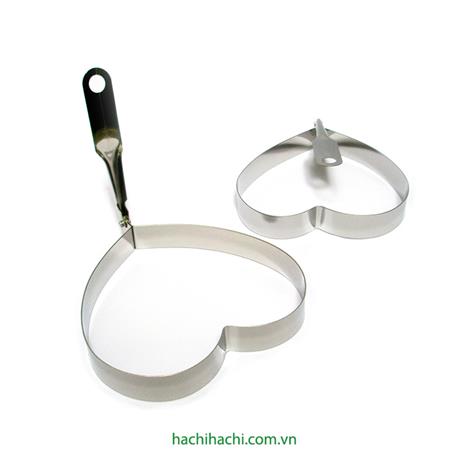 Khuôn chiên trứng hình trái tim 10.3x16.5cm 10.3x16.5cm