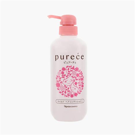 Dầu xả Nhật Bản thảo mộc thiên nhiên Purece 550ml, thích hợp cho cả người lớn và trẻ em
