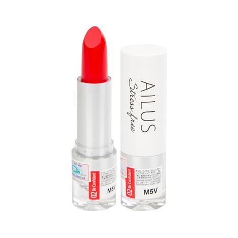 Son môi Nhật Bản Ailus Stress Free Lipstick RD2 (4g) Son lì mịn môi RD2 (Màu đỏ cam)