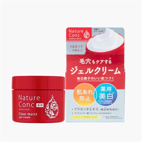 Kem dưỡng ẩm sáng da Nhật Bản Nature Conc Clear Moist Gel Cream 100g