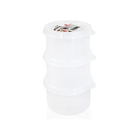 Hộp đựng thực phẩm Nhật Bản trữ đông, trữ mát, dùng lò vi sóng Nakaya 180mlx3