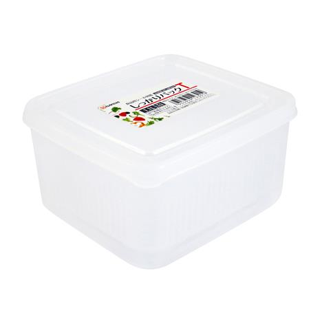 Hộp đựng thực phẩm Nhật Bản trữ đông, trữ mát, dùng lò vi sóng Nakaya 1.1L kèm rổ ráo nước