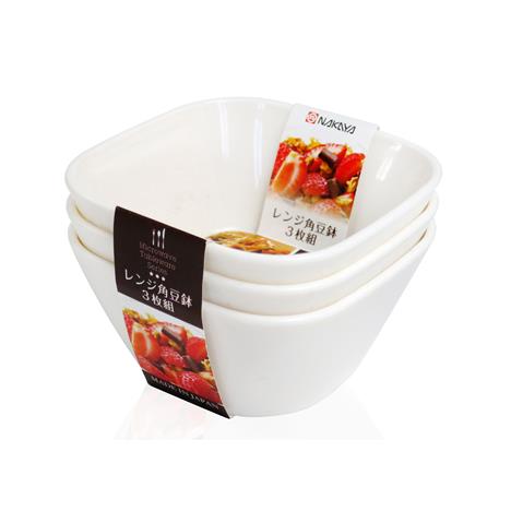 Chén bát nhựa Nhật Bản dùng được lò vi sóng Nakaya 7.9cm (3 cái)