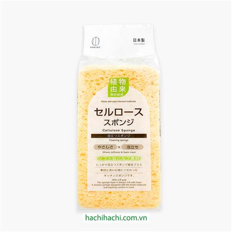 Mút rửa chén Cellulose Nhật Bản tạo bọt, thân thiện môi trường Kokubo