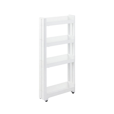 Kệ để đồ đa năng 4 tầng có bánh xe 10.5x45cm