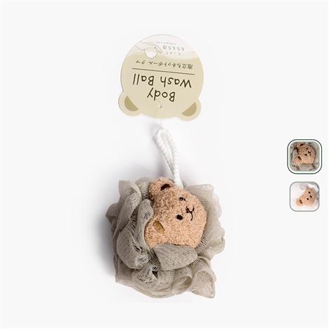 Bông tắm tạo bọt hình gấu (Nhiều mẫu)-Giao mẫu ngẫu nhiên