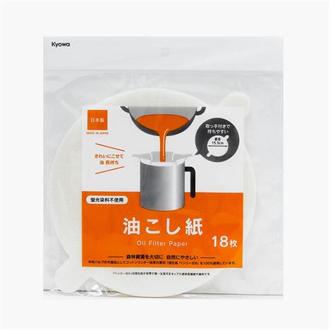 Miếng lọc dầu ăn Kyowa Shiko 15.5cm 18 tờ
