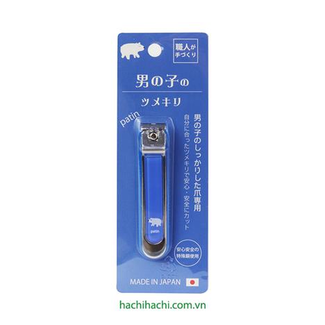Bấm móng tay cho bé kèm ngăn đựng móng (Xanh)