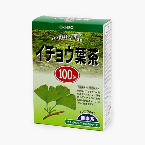 Trà Ginkgo Biloba bổ não hỗ trợ trí nhớ Orihiro 26 gói x 2g