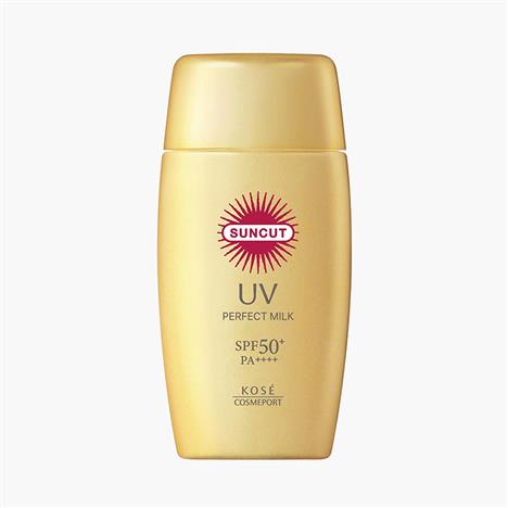 Sữa chống nắng Nhật Bản siêu chống trôi, chống thấm nước Kose Suncut Perfect SPF50+ PA++++ 50ml, Thoáng nhẹ dài lâu