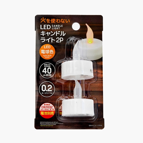 Đèn Led hình viên nến Tealight dùng pin 2 cái
