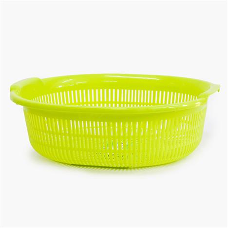 Rổ nhựa Nhật Bản Sanada 32.7x29.1cm (Xanh lá)