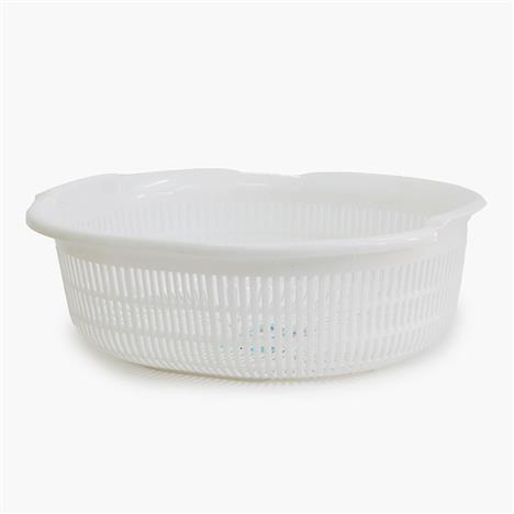 Rổ nhựa Nhật Bản Sanada 32.7x29.1cm (Trắng)