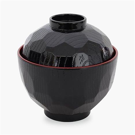 Chén bát nhựa đựng súp kiểu Nhật Bản có nắp Tanaka Hashi 9.2cm