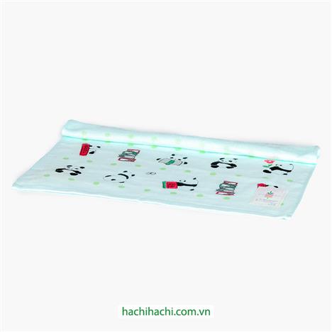 Khăn cotton cao cấp Nissen 34x36cm Wanpaku-land Blue