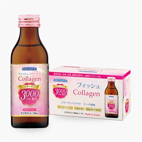 TPBS: Nước uống Collagen Nhật Bản Kenkogen 100mlx10 chai