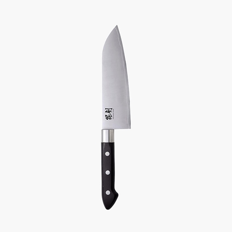 Dao bếp inox cao cấp 3 lớp lõi thép Carbon sắc bén Hiken Santoku lưỡi 16.5cm