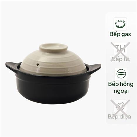 Nồi gốm Pearl Metal 16cm