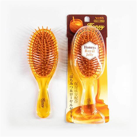 Lược chải tóc mật ong dưỡng suôn mềm Vess 16cm