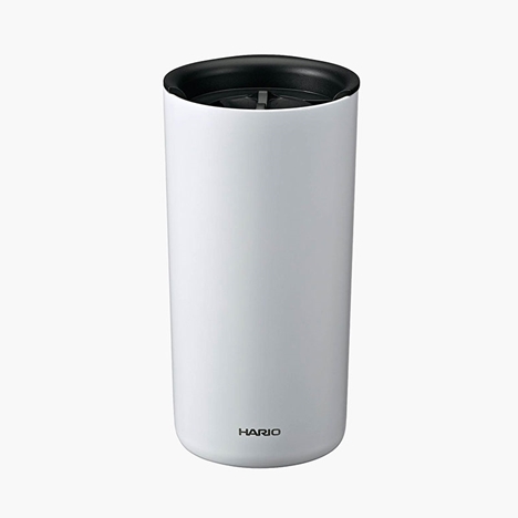 Ly giữ nhiệt inox 2 lớp phủ gốm cao cấp Hario 350ml CTF-350-W (Trắng)
