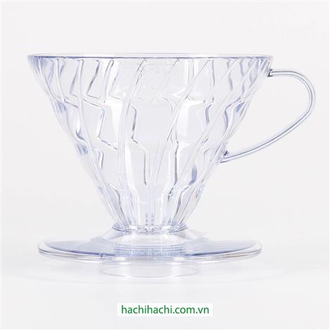 Phễu pha cà phê Hario Nhật Bản VDR-02-T (Trong suốt)