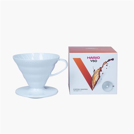 Phễu pha cà phê Hario Nhật Bản VDR-02-W (Trắng) 1-4 cups