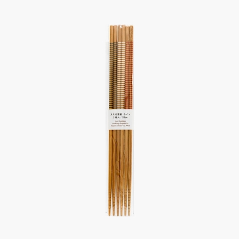 Đũa bếp nấu ăn chống trượt 33cm (3 đôi)